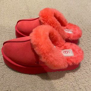 ugg disquette slippers with platform